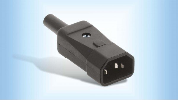 IEC 320 C14 plug (male) (HP-C14)